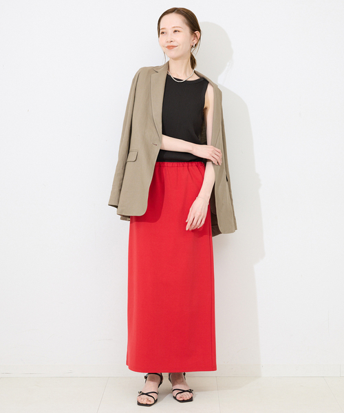 SLOBE IENA（スローブイエナ）の「アメスリタンクトップ（タンクトップ・レディース・パープル/ブラウン/ホワイト/ブラック・FREE）」の5枚目の写真