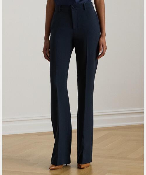 LAUREN RALPH LAUREN(ローレン ラルフ ローレン)の「ストレッチ クレープ ストレート パンツ(その他パンツ・レディース・ネイビー系1・00/6/4/0/2)」の6枚目の写真