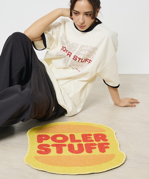 POLeR（ポーラー）の「【POLeR/ポーラー】リンガーTシャツ / 61MCV0057 / ユニセックス（Tシャツ/カットソー・メンズ・ホワイト系その他/ホワイト系その他2・L/M）」の2枚目の写真