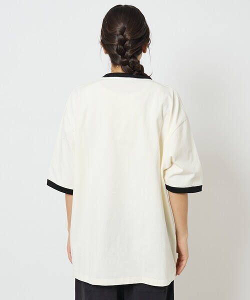 POLeR（ポーラー）の「【POLeR/ポーラー】リンガーTシャツ / 61MCV0057 / ユニセックス（Tシャツ/カットソー・メンズ・ホワイト系その他/ホワイト系その他2・L/M）」の7枚目の写真