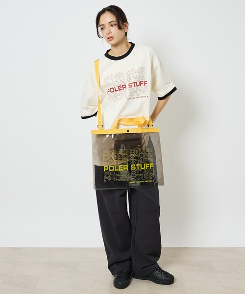 POLeR（ポーラー）の「【POLeR/ポーラー】リンガーTシャツ / 61MCV0057 / ユニセックス（Tシャツ/カットソー・メンズ・ホワイト系その他/ホワイト系その他2・L/M）」の14枚目の写真