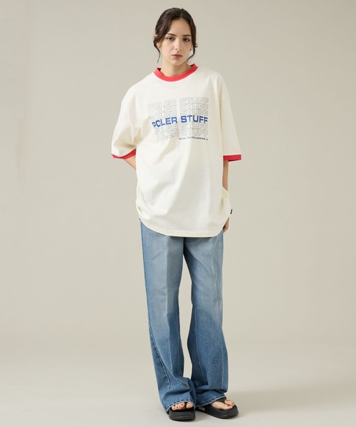 POLeR（ポーラー）の「【POLeR/ポーラー】リンガーTシャツ / 61MCV0057 / ユニセックス（Tシャツ/カットソー・メンズ・ホワイト系その他/ホワイト系その他2・L/M）」の19枚目の写真