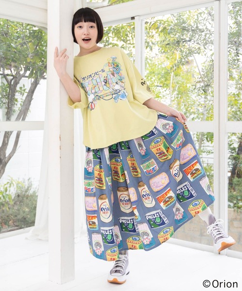 ScoLar(スカラー)の「161677:orion×ScoLar トロピカルアイランドTシャツ(Tシャツ/カットソー・レディース・イエロー/チャコールグレー/オフホワイト・L/M)」の4枚目の写真