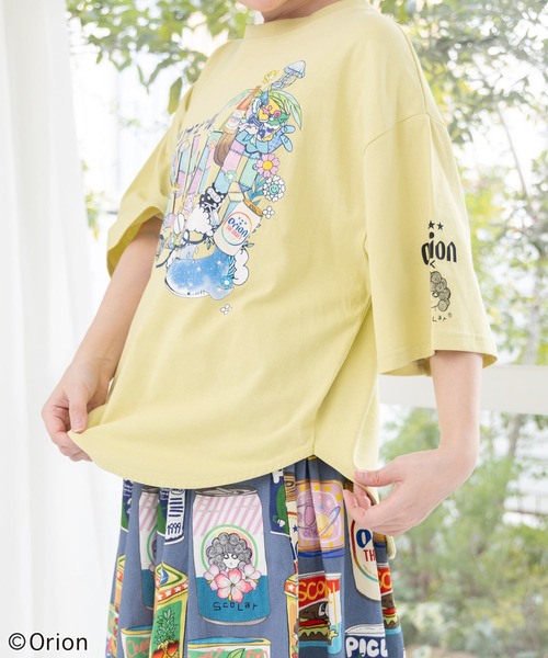 ScoLar(スカラー)の「161677:orion×ScoLar トロピカルアイランドTシャツ(Tシャツ/カットソー・レディース・イエロー/チャコールグレー/オフホワイト・L/M)」の10枚目の写真