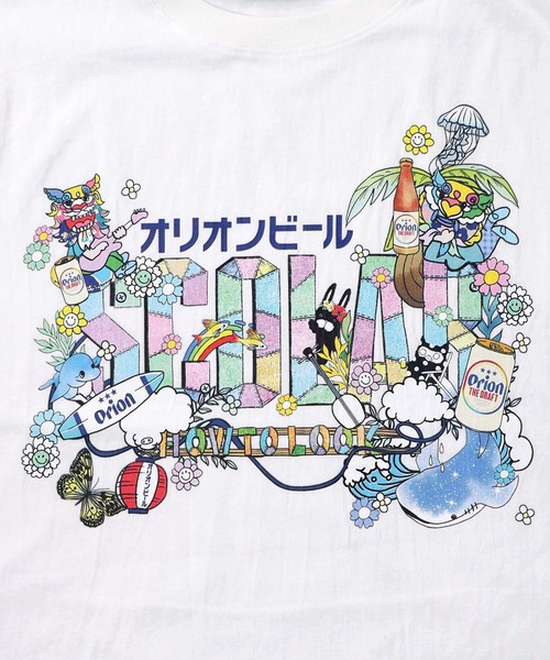 ScoLar(スカラー)の「161677:orion×ScoLar トロピカルアイランドTシャツ(Tシャツ/カットソー・レディース・イエロー/チャコールグレー/オフホワイト・L/M)」の16枚目の写真