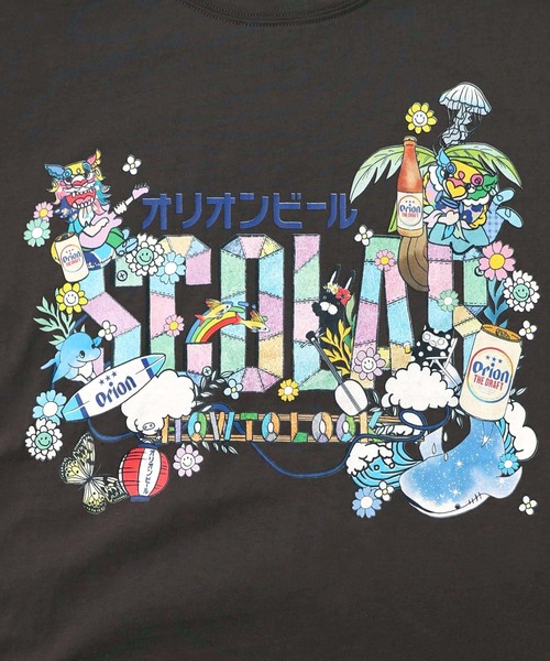 ScoLar(スカラー)の「161677:orion×ScoLar トロピカルアイランドTシャツ(Tシャツ/カットソー・レディース・イエロー/チャコールグレー/オフホワイト・L/M)」の17枚目の写真