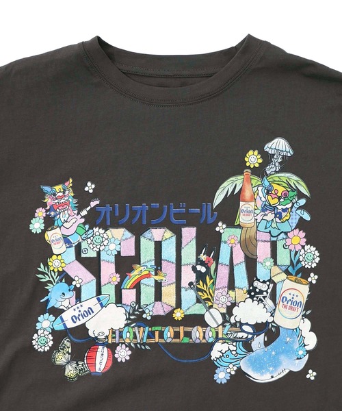 ScoLar(スカラー)の「161677:orion×ScoLar トロピカルアイランドTシャツ(Tシャツ/カットソー・レディース・イエロー/チャコールグレー/オフホワイト・L/M)」の20枚目の写真