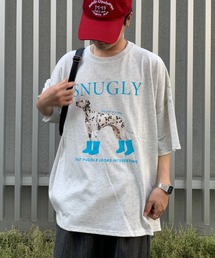 link lot（リンクロット）の「【男女兼用】ビッグシルエットワンちゃんカラーロゴプリントT（Tシャツ/カットソー）」
