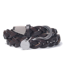 NOMANUAL（NOMANUAL）の「NM TWINED COWHIDE BRACELET - BROWN（ブレスレット）」