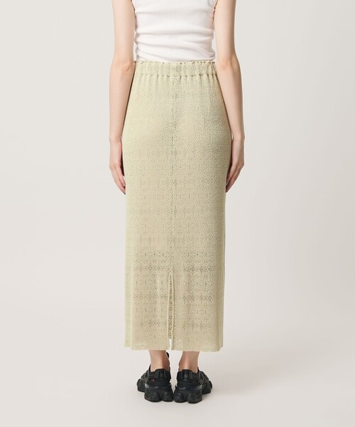 BEAUTY&YOUTH UNITED ARROWS（ビューティーアンドユースユナイテッドアローズ）の「レースプリーツ タイトスカート ウォッシャブル（スカート・レディース・ブラック/ライム/オフホワイト・S/M）」の18枚目の写真
