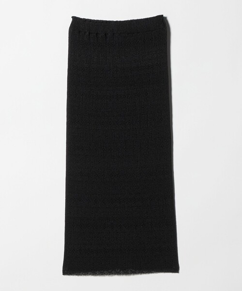 BEAUTY&YOUTH UNITED ARROWS（ビューティーアンドユースユナイテッドアローズ）の「レースプリーツ タイトスカート ウォッシャブル（スカート・レディース・ブラック/ライム/オフホワイト・S/M）」の7枚目の写真