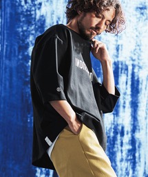 ANGENEHM（アンゲネーム）の「mlt5641- Interlock Fabric 3-4 Sleeve T-shirt 7分袖カットソー(AG06-009scg)（Tシャツ/カットソー）」