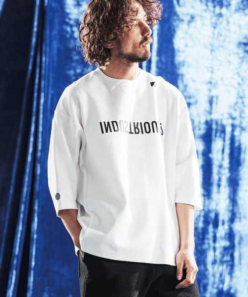 ANGENEHM（アンゲネーム）の「mlt5641- Interlock Fabric 3-4 Sleeve T-shirt 7分袖カットソー(AG06-009scg)（Tシャツ/カットソー・メンズ・ブラック/チャコール/グリーン/ホワイト・S/L/M）」の12枚目の写真