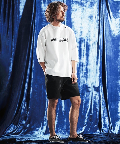 ANGENEHM（アンゲネーム）の「mlt5641- Interlock Fabric 3-4 Sleeve T-shirt 7分袖カットソー(AG06-009scg)（Tシャツ/カットソー・メンズ・ブラック/チャコール/グリーン/ホワイト・S/L/M）」の13枚目の写真