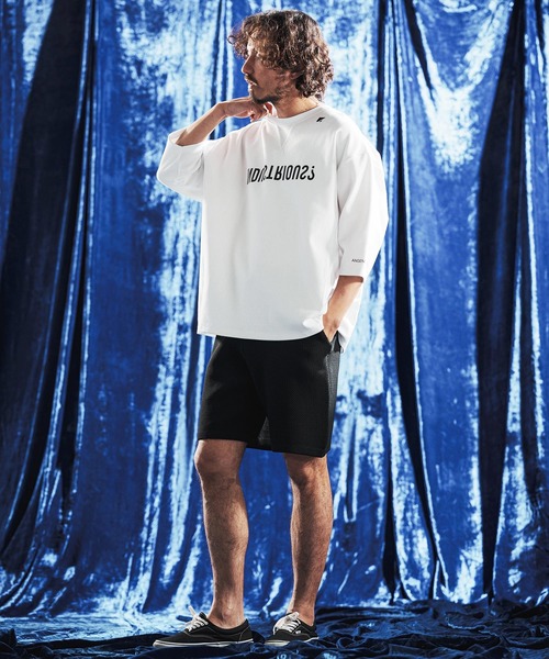 ANGENEHM（アンゲネーム）の「mlt5641- Interlock Fabric 3-4 Sleeve T-shirt 7分袖カットソー(AG06-009scg)（Tシャツ/カットソー・メンズ・ブラック/チャコール/グリーン/ホワイト・S/L/M）」の15枚目の写真