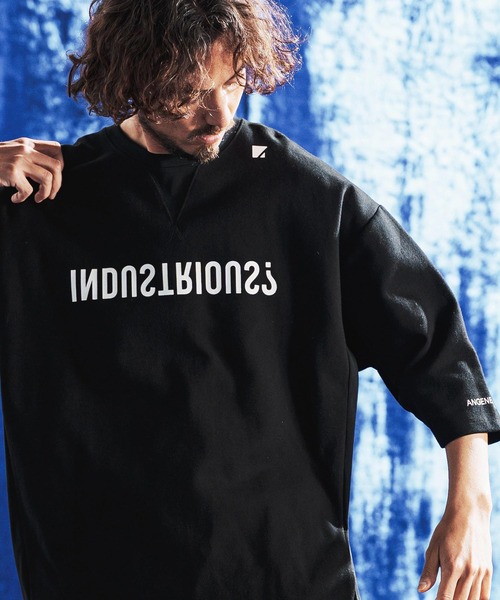 ANGENEHM（アンゲネーム）の「mlt5641- Interlock Fabric 3-4 Sleeve T-shirt 7分袖カットソー(AG06-009scg)（Tシャツ/カットソー・メンズ・ブラック/チャコール/グリーン/ホワイト・S/L/M）」の18枚目の写真