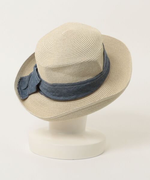 CA4LA（カシラ）の「CF TOM BOY DENIM（ハット・レディース・ホワイト/ブラウン・ONESIZE）」の3枚目の写真