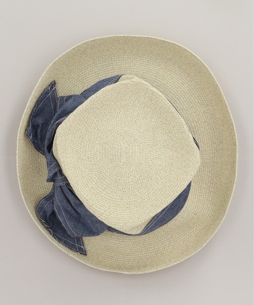 CA4LA（カシラ）の「CF TOM BOY DENIM（ハット・レディース・ホワイト/ブラウン・ONESIZE）」の10枚目の写真