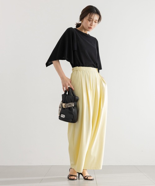 BARNYARDSTORM（バンヤードストーム）の「BARNYARDSTORM / 撥水タックパンツ【撥水 / WEB限定サイズL】（その他パンツ・レディース・ベージュ/ブラック/イエロー・M/L/S）」の17枚目の写真