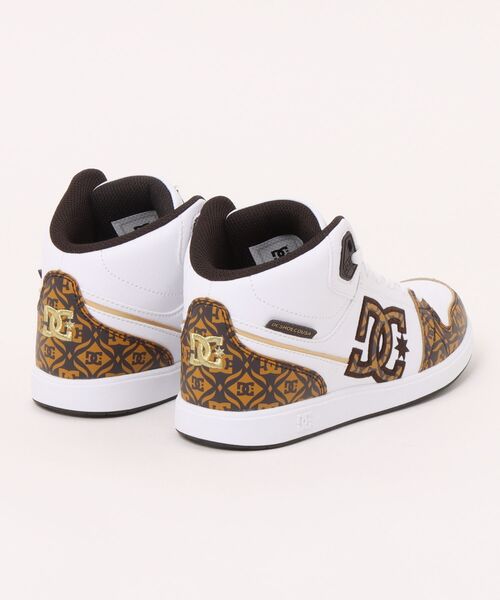 DC SHOES(ディーシーシューズ)の「DC SHOES ディーシーシューズ WS UNIVERSITY MID SE SN レディーススニーカー ハイカット(ウィメンズユニバーシティミッドSESN) DW261303 WBG ホワイト/ブラウン(スニーカー・レディース・ホワイト系その他・23.0cm/23.5cm/24.0cm/24.5cm/25.0cm)」の3枚目の写真