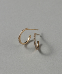 Spick & Span（スピックアンドスパン）の「スモールフープダイヤピアス K10（両耳）（ピアス（両耳用））」