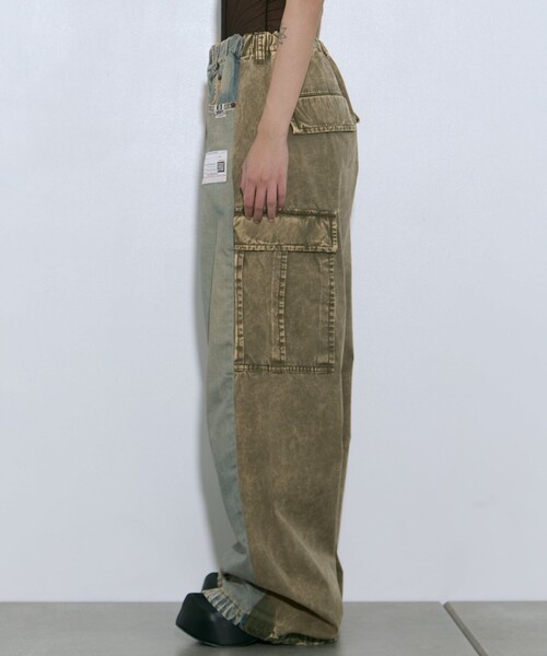 MIHARA YASUHIRO/ミハラヤスヒロ】COMBINED DENIM×CARGO PANTS（デニム