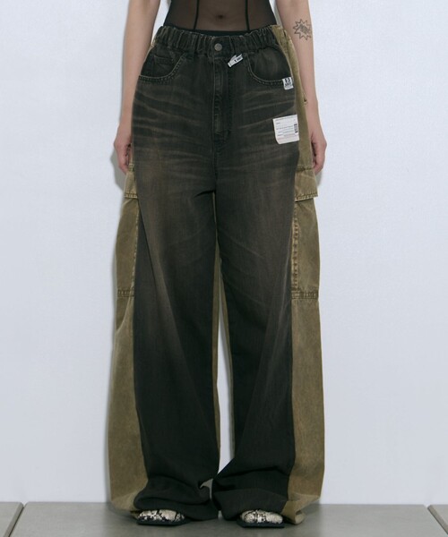 MIHARA YASUHIRO/ミハラヤスヒロ】COMBINED DENIM×CARGO PANTS（デニム