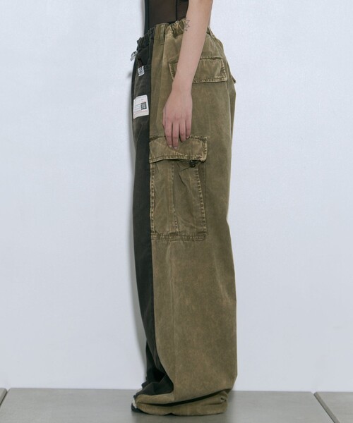 MIHARA YASUHIRO/ミハラヤスヒロ】COMBINED DENIM×CARGO PANTS（デニム