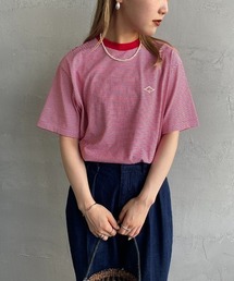[DANTON/ダントン] ワンポイントロゴ ボーダー ショートスリーブTシャツ