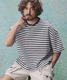 THEOREM（セオレム）の「mt10471- Short Length Border Tee ボーダーTシャツ(TRM-6694)（Tシャツ/カットソー）」