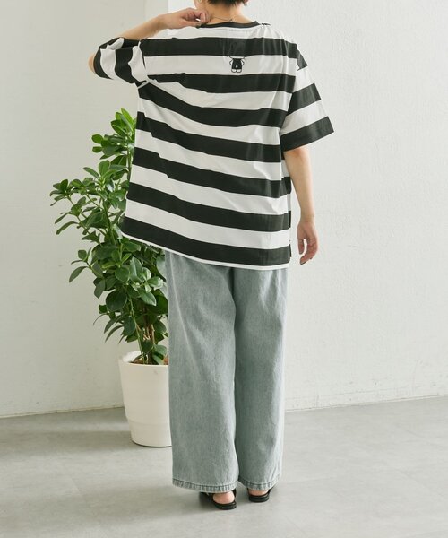 ear PAPILLONNER（イアパピヨネ）の「【HELLO KITTY（ハローキティ）×ear】コラボTシャツ《手洗い可》（Tシャツ/カットソー・レディース・ブラック/ブラック系その他・FREE）」の14枚目の写真