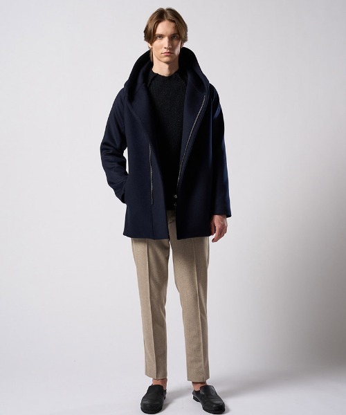 wjk（ダヴルジェイケイ）の「mj11523- zip witch coat フーデッドコート(1873 wo13j)（その他アウター・メンズ・ライトグレー/ネイビー/ブラック・S/M/L/XL）」の22枚目の写真