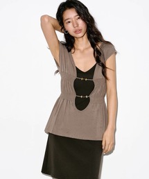 Fano Studios（ファノ ストゥディオズ）の「シャーリングレイヤードワンピース EM26s065【EIGHTHMONTH】（アンサンブル）」