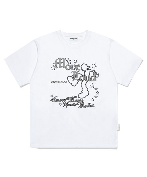 ESCAPEFROM(エスケープフロム)の「ムーブラウドプリントオーバーサイズ半袖Tシャツホワイト(Tシャツ/カットソー・レディース・その他・SMALL/MEDIUM/LARGE)」の3枚目の写真