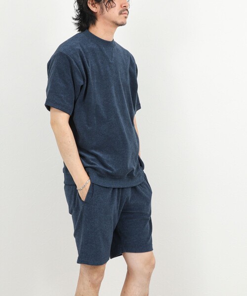 NOLLEY’S(ノーリーズ)の「《セットアップ対応》Vガゼット パイルTシャツ 26SS(Tシャツ/カットソー・メンズ・ホワイト/ブルー/グレー/ネイビー・S/M/L/XL)」の14枚目の写真