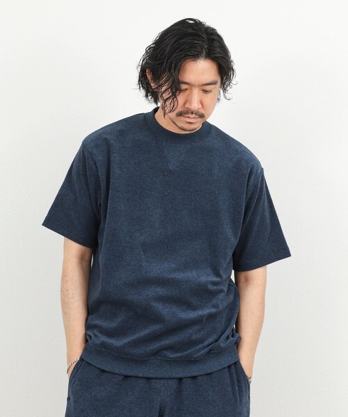 NOLLEY’S(ノーリーズ)の「《セットアップ対応》Vガゼット パイルTシャツ 26SS(Tシャツ/カットソー・メンズ・ホワイト/ブルー/グレー/ネイビー・S/M/L/XL)」の15枚目の写真