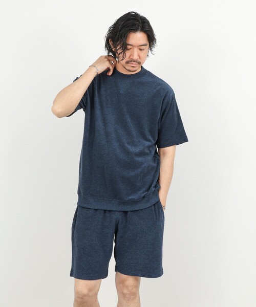 NOLLEY’S(ノーリーズ)の「《セットアップ対応》Vガゼット パイルTシャツ 26SS(Tシャツ/カットソー・メンズ・ホワイト/ブルー/グレー/ネイビー・S/M/L/XL)」の16枚目の写真