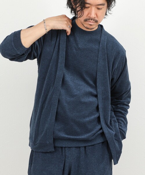 NOLLEY’S(ノーリーズ)の「《セットアップ対応》Vガゼット パイルTシャツ 26SS(Tシャツ/カットソー・メンズ・ホワイト/ブルー/グレー/ネイビー・S/M/L/XL)」の18枚目の写真