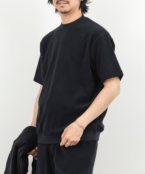 NOLLEY’S(ノーリーズ)の「《セットアップ対応》Vガゼット パイルTシャツ 26SS(Tシャツ/カットソー・メンズ・ホワイト/ブルー/グレー/ネイビー・S/M/L/XL)」の21枚目の写真