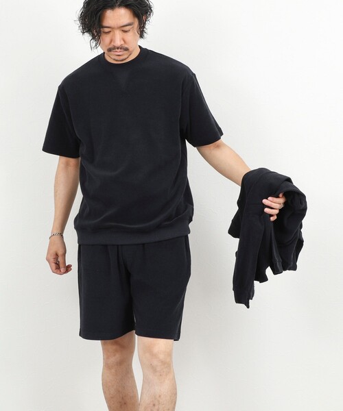 NOLLEY’S(ノーリーズ)の「《セットアップ対応》Vガゼット パイルTシャツ 26SS(Tシャツ/カットソー・メンズ・ホワイト/ブルー/グレー/ネイビー・S/M/L/XL)」の22枚目の写真