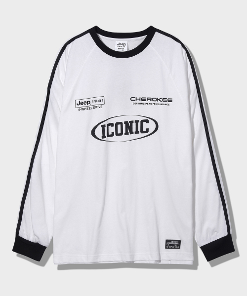 JEEP(ジープ)の「チェロキー レーシングトラック 長袖Tシャツ (JP5TSU001WH)(Tシャツ/カットソー・レディース・その他・MEDIUM/LARGE/SMALL/X-LARGE)」の1枚目の写真
