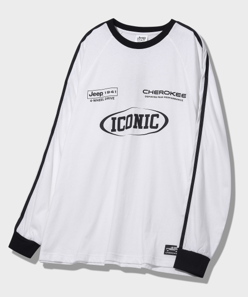 JEEP(ジープ)の「チェロキー レーシングトラック 長袖Tシャツ (JP5TSU001WH)(Tシャツ/カットソー・レディース・その他・MEDIUM/LARGE/SMALL/X-LARGE)」の3枚目の写真