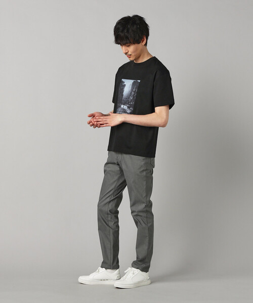 COMME CA MEN(コムサメン)の「フォト Tシャツ(Tシャツ/カットソー・メンズ・ブラック/ベージュ/ホワイト・L/M)」の9枚目の写真