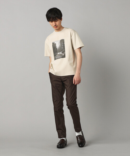 COMME CA MEN(コムサメン)の「フォト Tシャツ(Tシャツ/カットソー・メンズ・ブラック/ベージュ/ホワイト・L/M)」の12枚目の写真