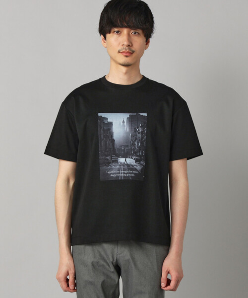 COMME CA MEN(コムサメン)の「フォト Tシャツ(Tシャツ/カットソー・メンズ・ブラック/ベージュ/ホワイト・L/M)」の14枚目の写真