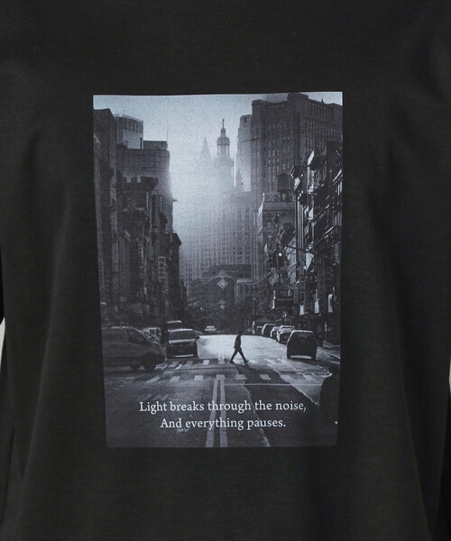 COMME CA MEN(コムサメン)の「フォト Tシャツ(Tシャツ/カットソー・メンズ・ブラック/ベージュ/ホワイト・L/M)」の20枚目の写真
