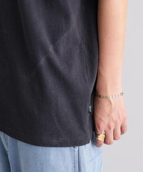MANASTASH(マナスタッシュ)の「MANASTASH/マナスタッシュ HEMP TEE BMX(Tシャツ/カットソー・メンズ・ブラック/ライム/ホワイト・L/M/S/XL)」の16枚目の写真