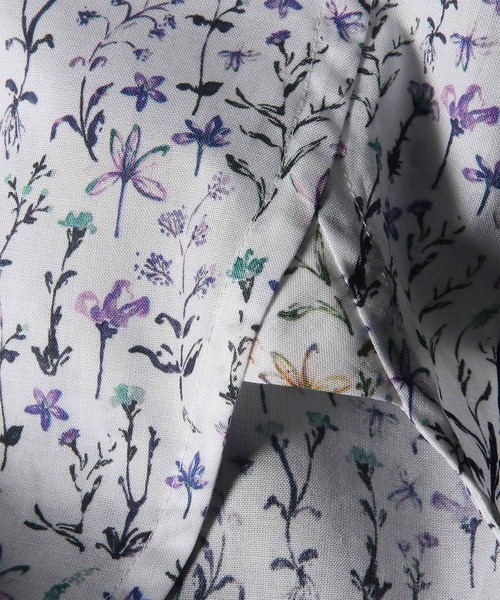 Paul Smith（ポールスミス）の「ウィメンズ "Water Colour Floral" 半袖シャツ / 165061 SH168（シャツ/ブラウス・レディース・オレンジ/パープル・38/40）」の6枚目の写真