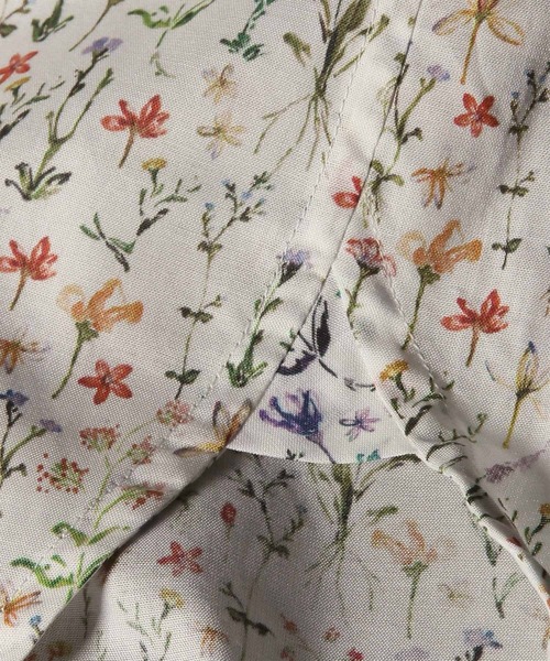 Paul Smith（ポールスミス）の「ウィメンズ "Water Colour Floral" 半袖シャツ / 165061 SH168（シャツ/ブラウス・レディース・オレンジ/パープル・38/40）」の10枚目の写真