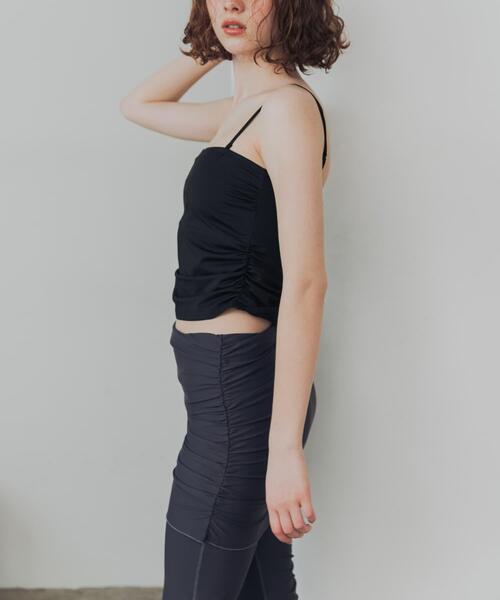 URBAN RESEARCH(アーバンリサーチ)の「『UVカット』Swim URBAN RESEARCH スイム サイドギャザーブラトップ(水着・レディース・ブラウン/ブラック・M/L/S/M)」の7枚目の写真